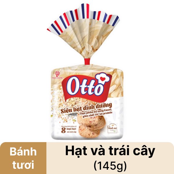 Bánh Mì Siêu Hạt Dinh Dưỡng Otto – Giàu Hạt, Tốt Sức Khỏe