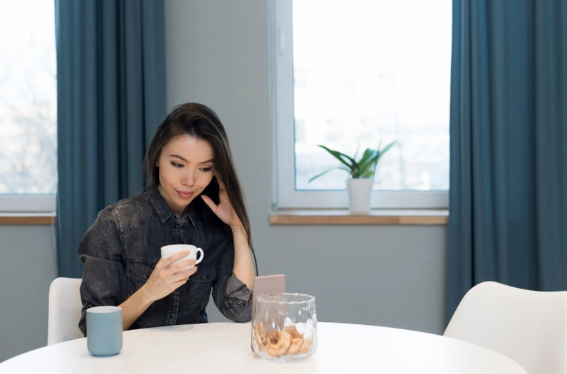 Buổi sáng là thời điểm lý tưởng để thưởng thức một tách cà phê