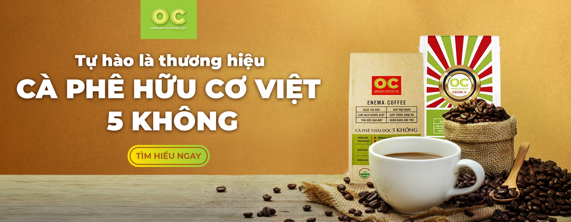 Cà phê hữu cơ: Hương vị tự nhiên, chất lượng bền vững