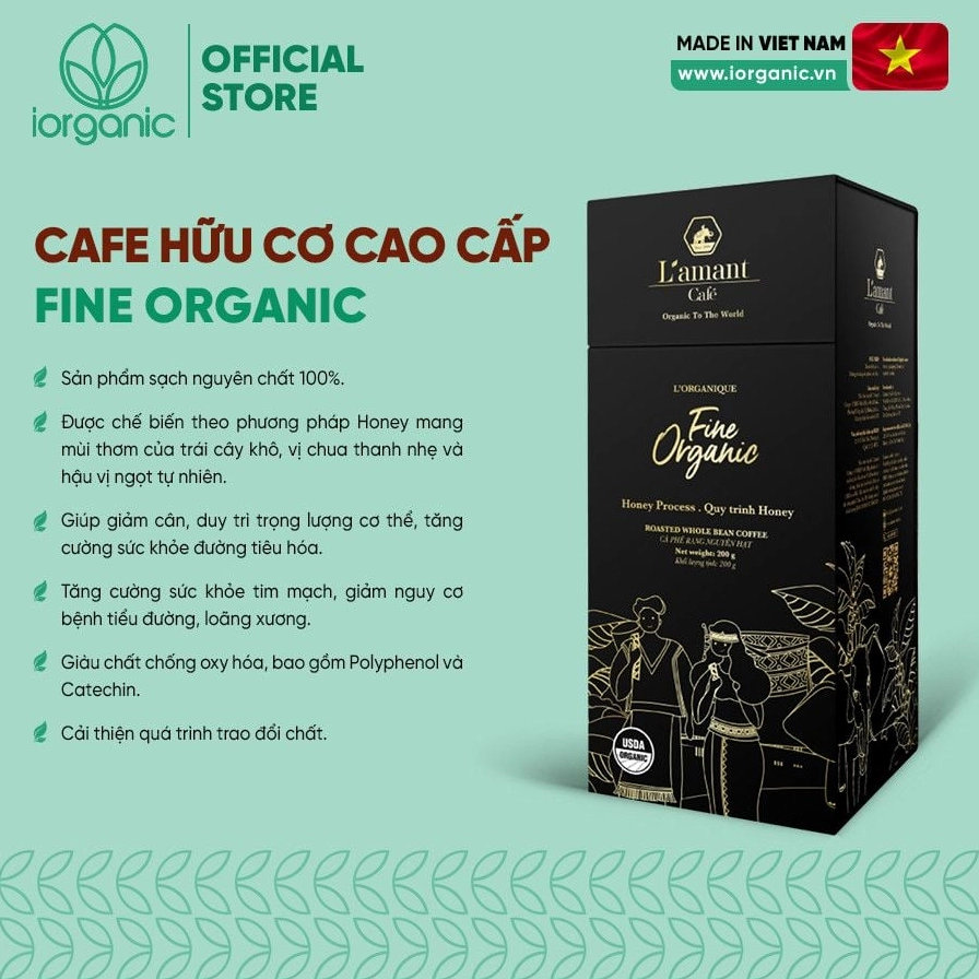 Cà phê hữu cơ L' AMANT