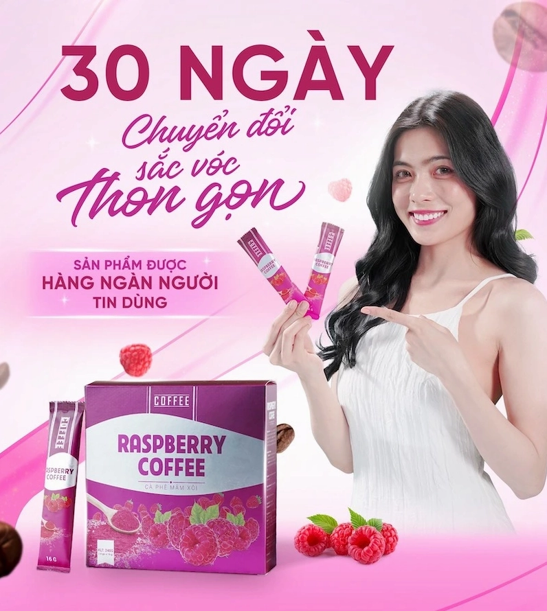 cà phê mâm xôi giảm cân