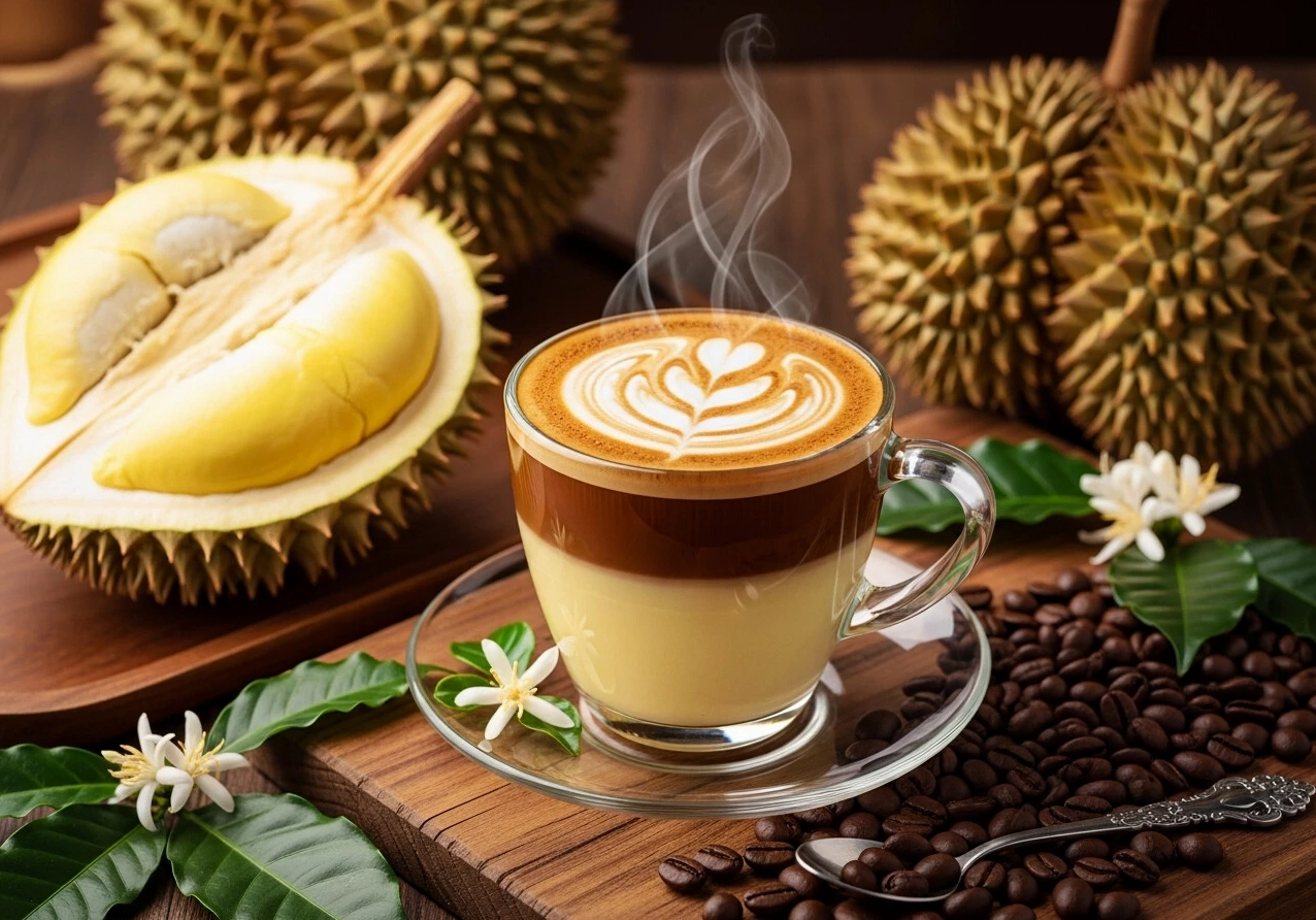 cà phê sầu riêng