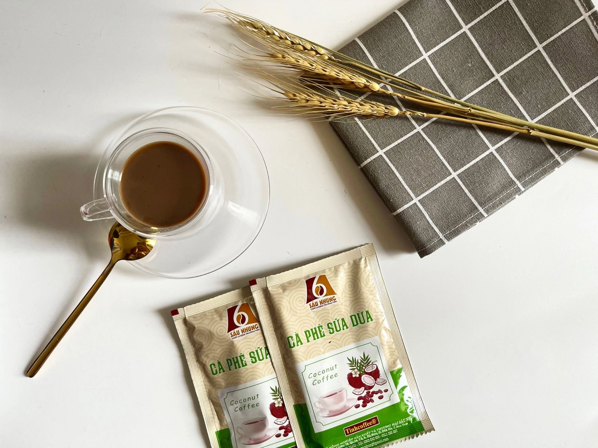 Cà phê Sữa dừa (10 gói x 25g/hộp)