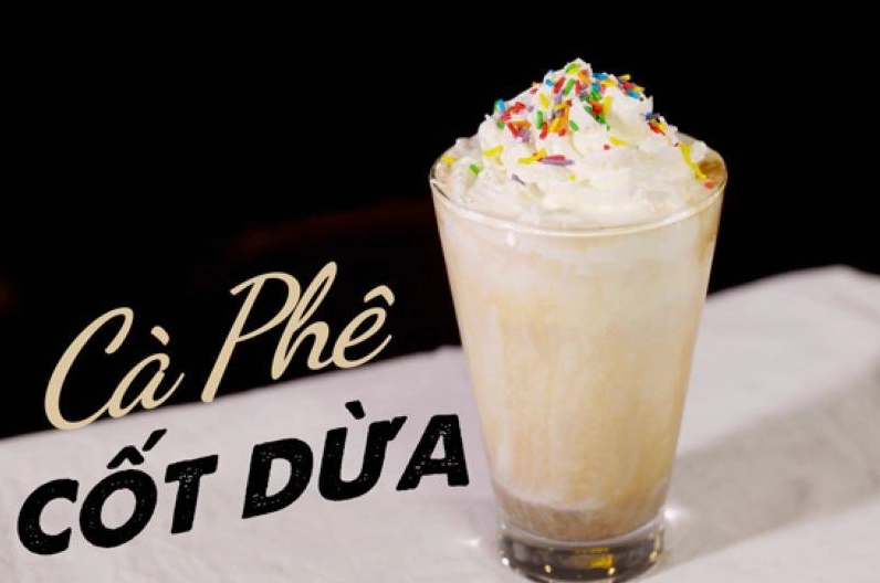 Cách pha cà phê cốt dừa truyền thống thơm ngon, béo ngậy