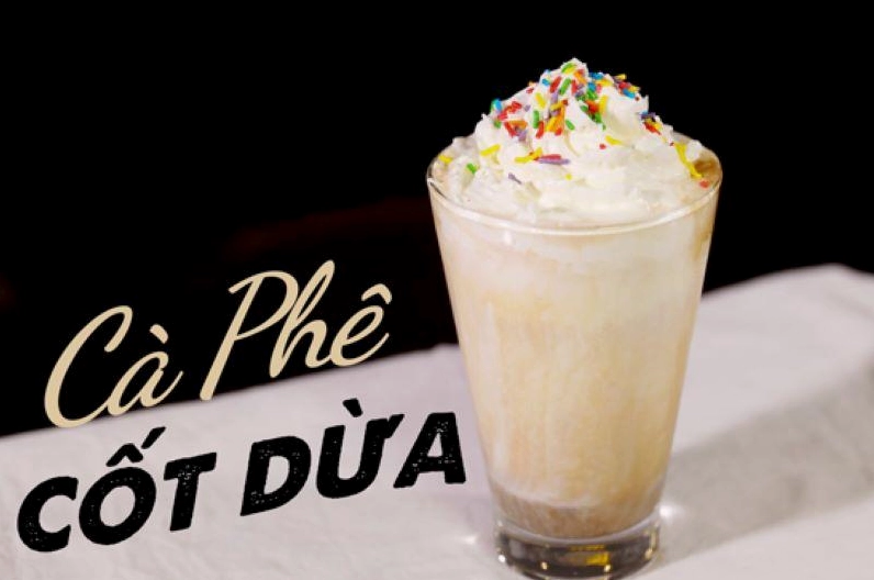 Cách pha cà phê cốt dừa truyền thống thơm ngon, béo ngậy