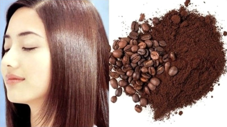 Caffein trong bã cà phê giúp làm tăng lưu lượng máu và đẩy nhanh quá trình mọc tóc