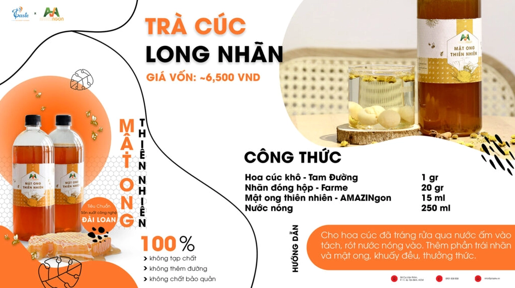 Công thức pha chế với mật ong AMAZINgon