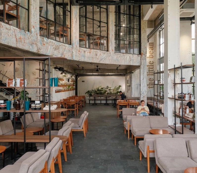 Kiến trúc độc đáo tại một quán cà phê được yêu thích