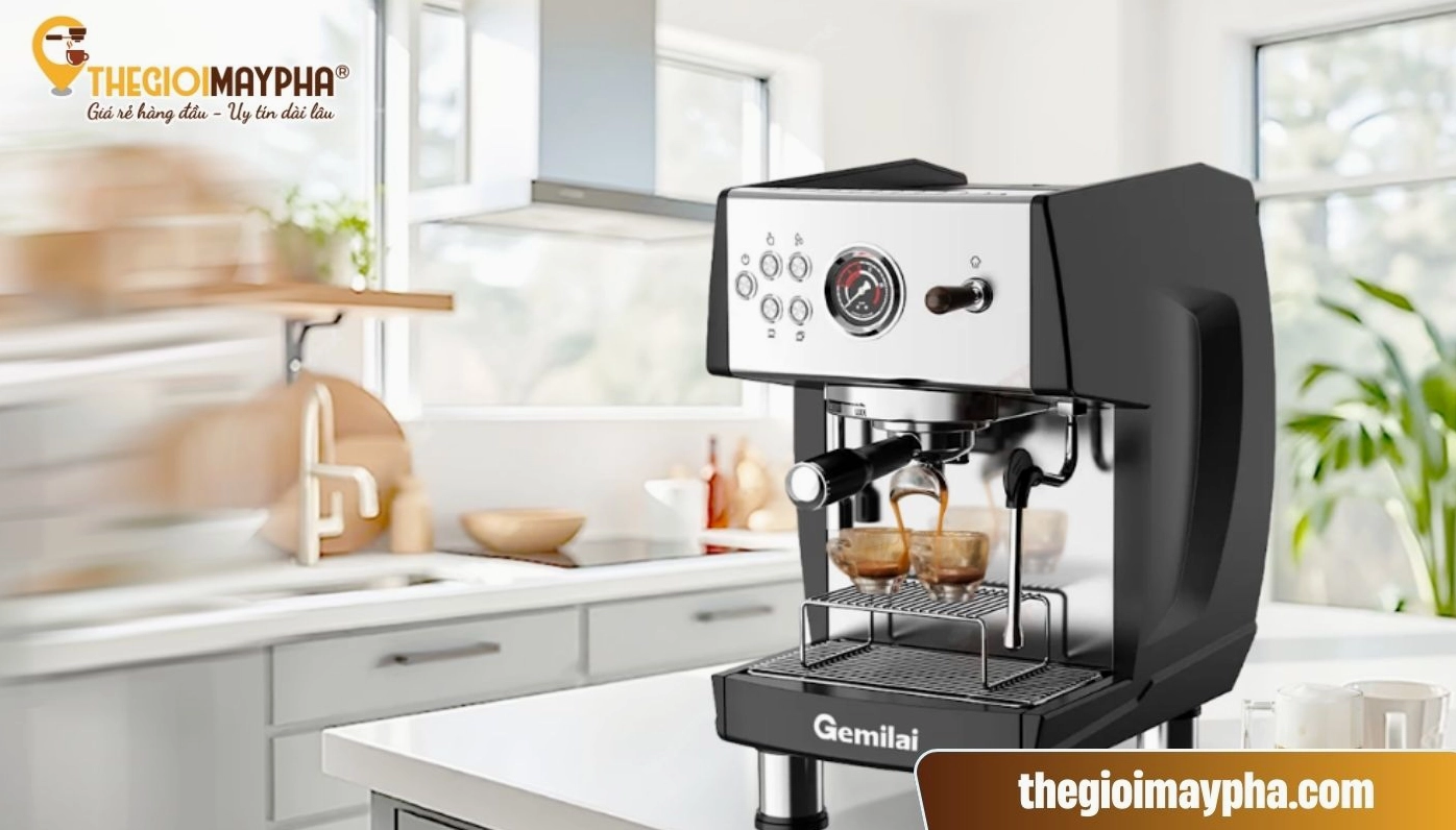 Máy pha cà phê tự động cao cấp cho văn phòng