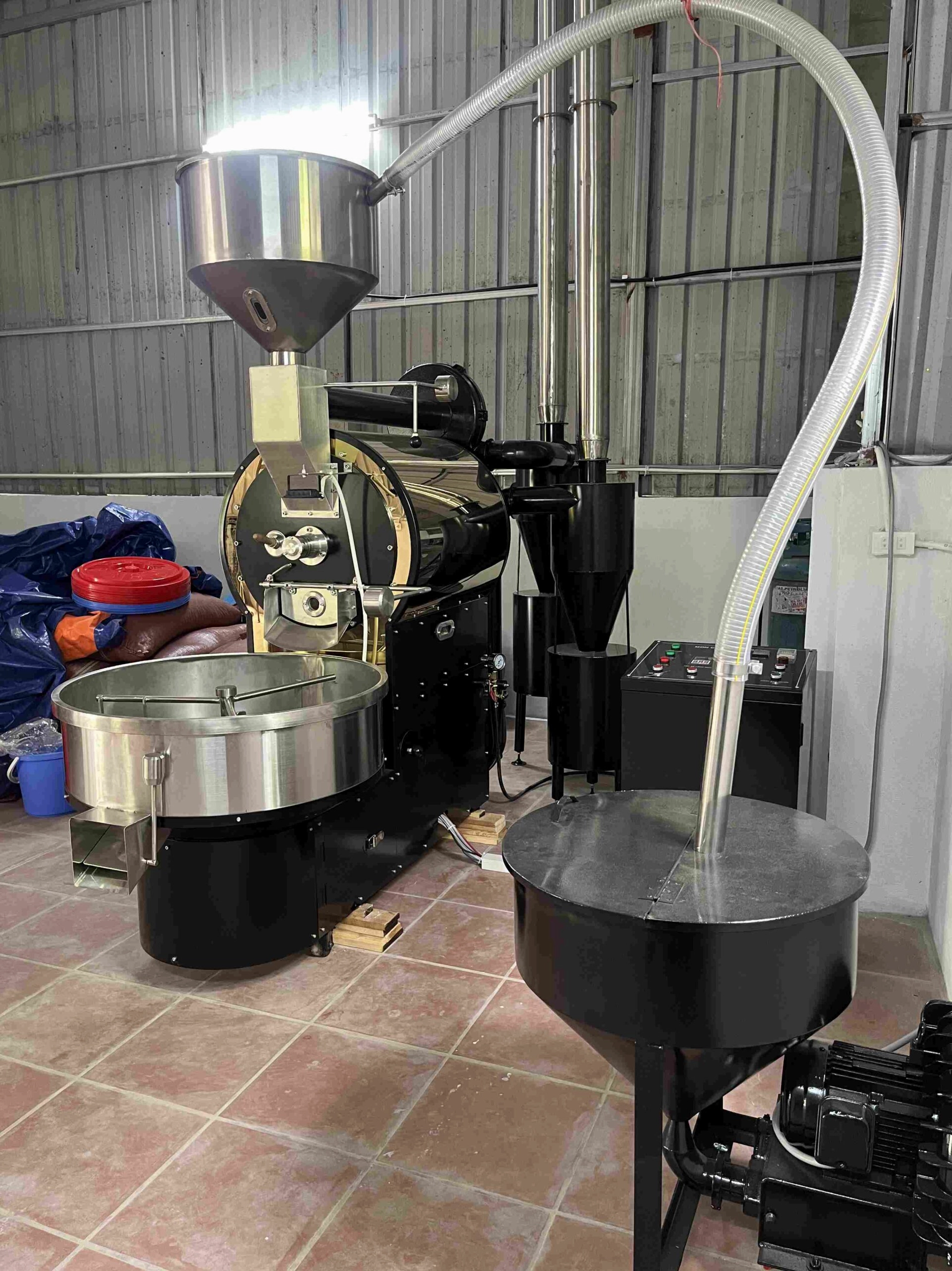 Máy rang cà phê 20kg chính hãng Mon Roaster