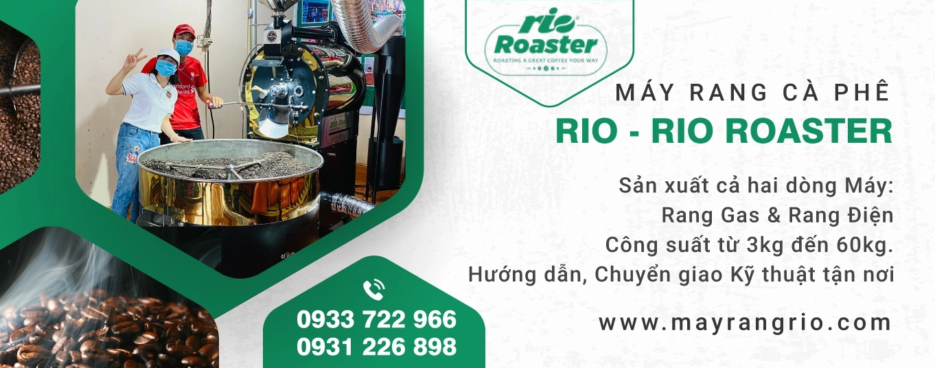 Máy rang cà phê Gas Rio Roaster