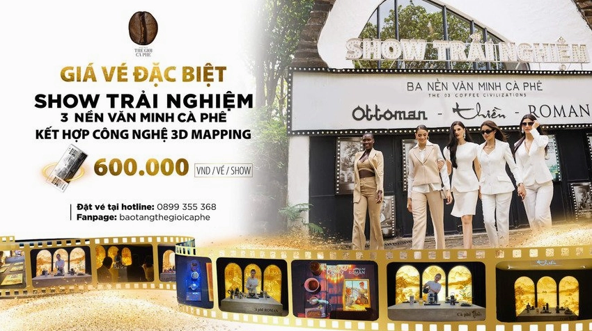 Thưởng Lãm Chương Trình Nghệ Thuật 3 Nền Văn Minh Cà Phê
